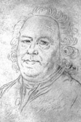 Anonymus: Johann Sebastian Bach, Postkarte